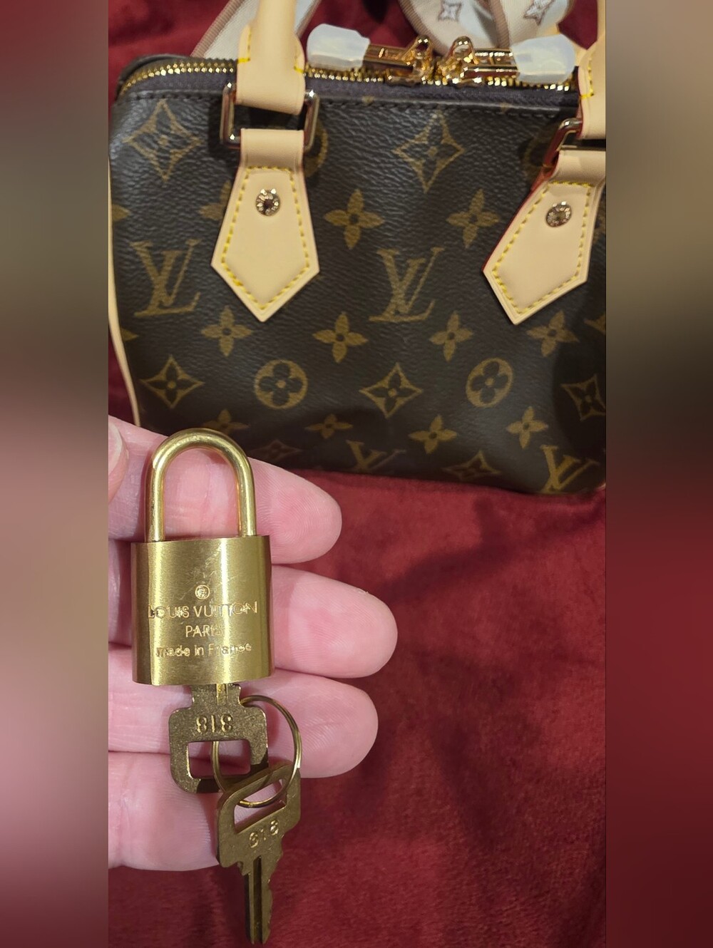Louis Vuitton NanoSpeedy Bandoulière handbag - Picture 6 of 9